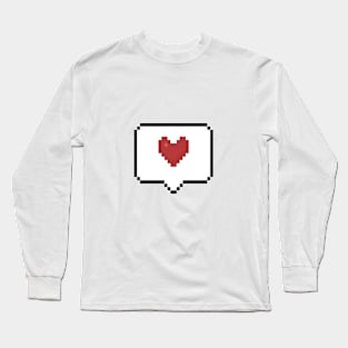 Love Dialogue Bubble Long Sleeve T-Shirt